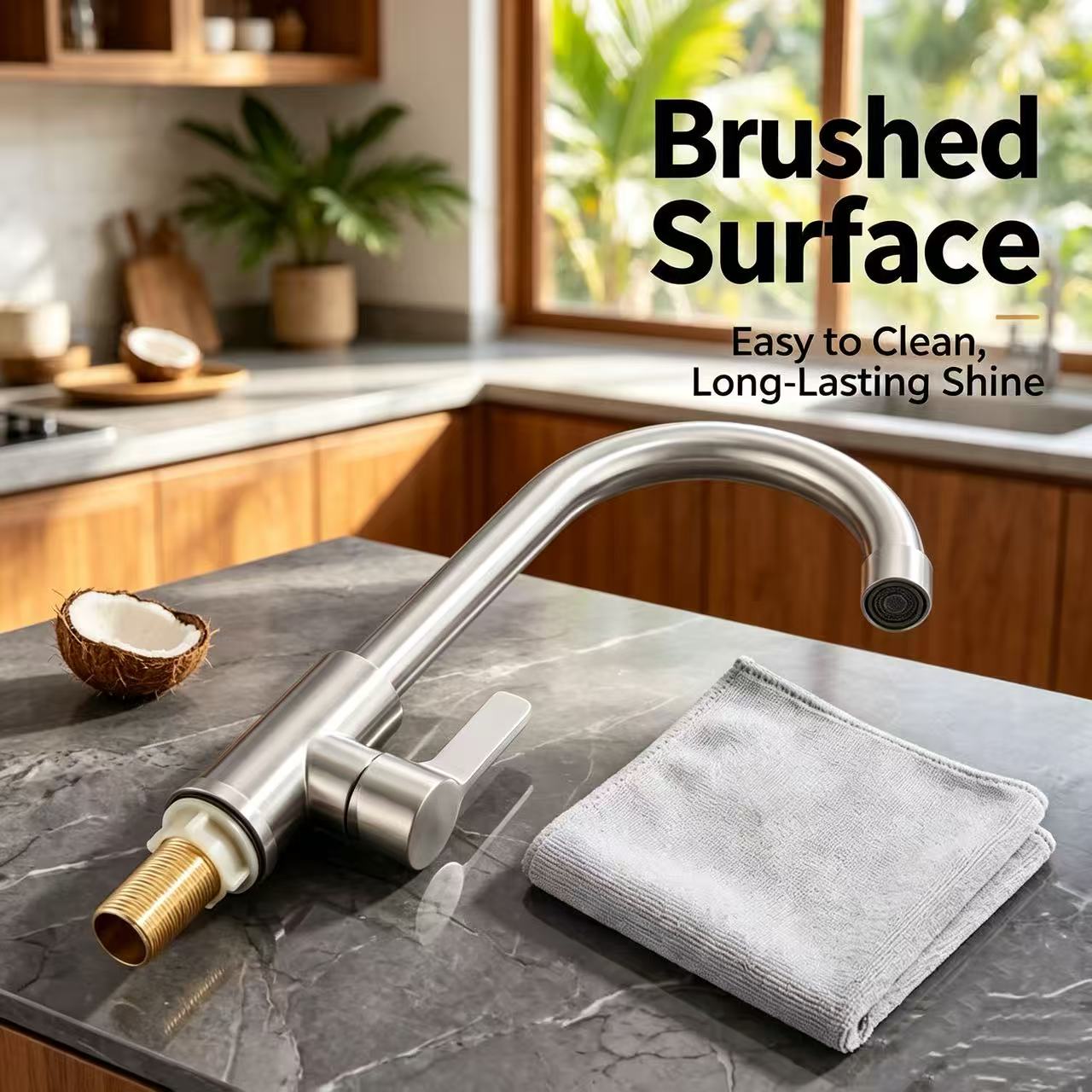 High-Spout Cold-Only Kitchen Faucet