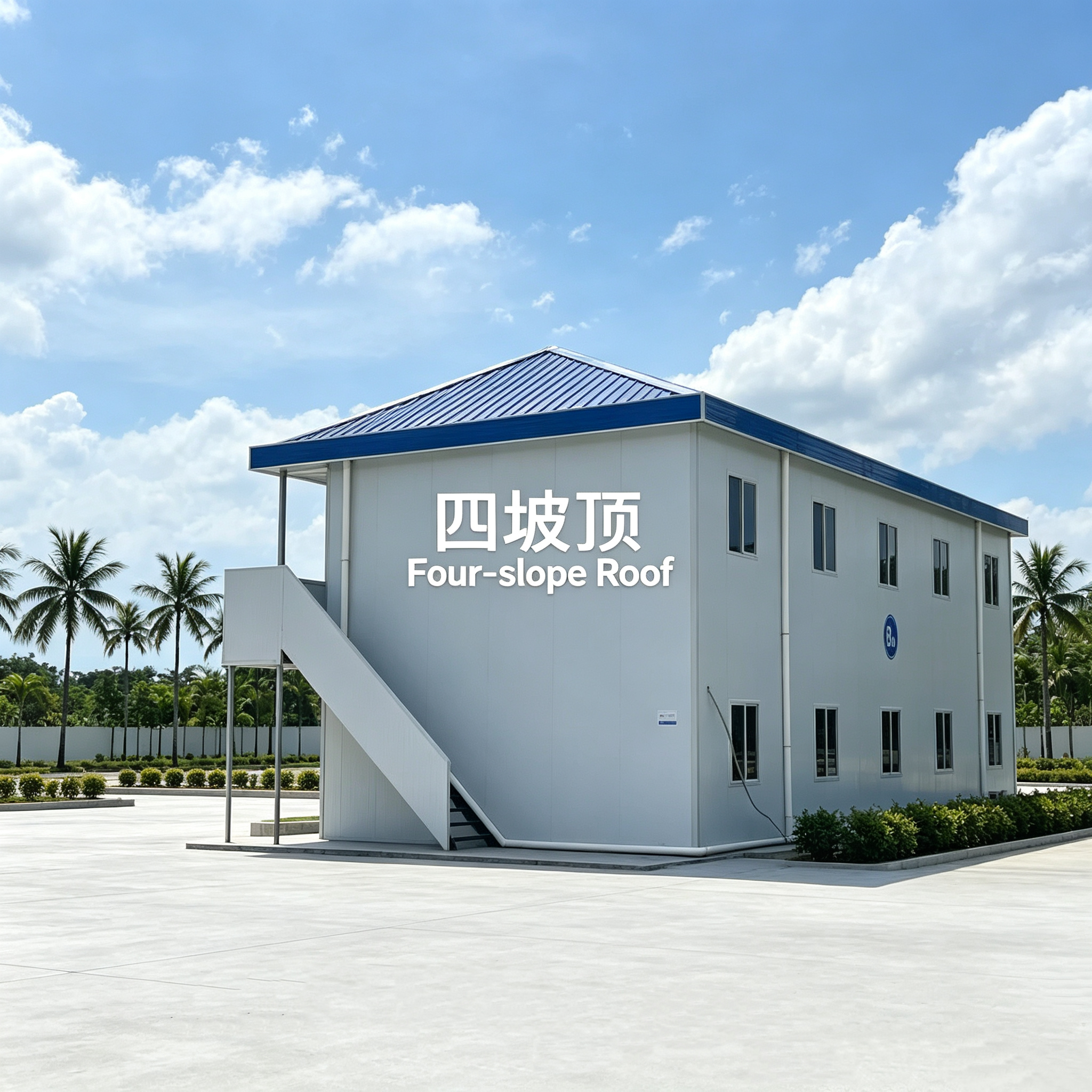 Portable T Type Prefabricated House
