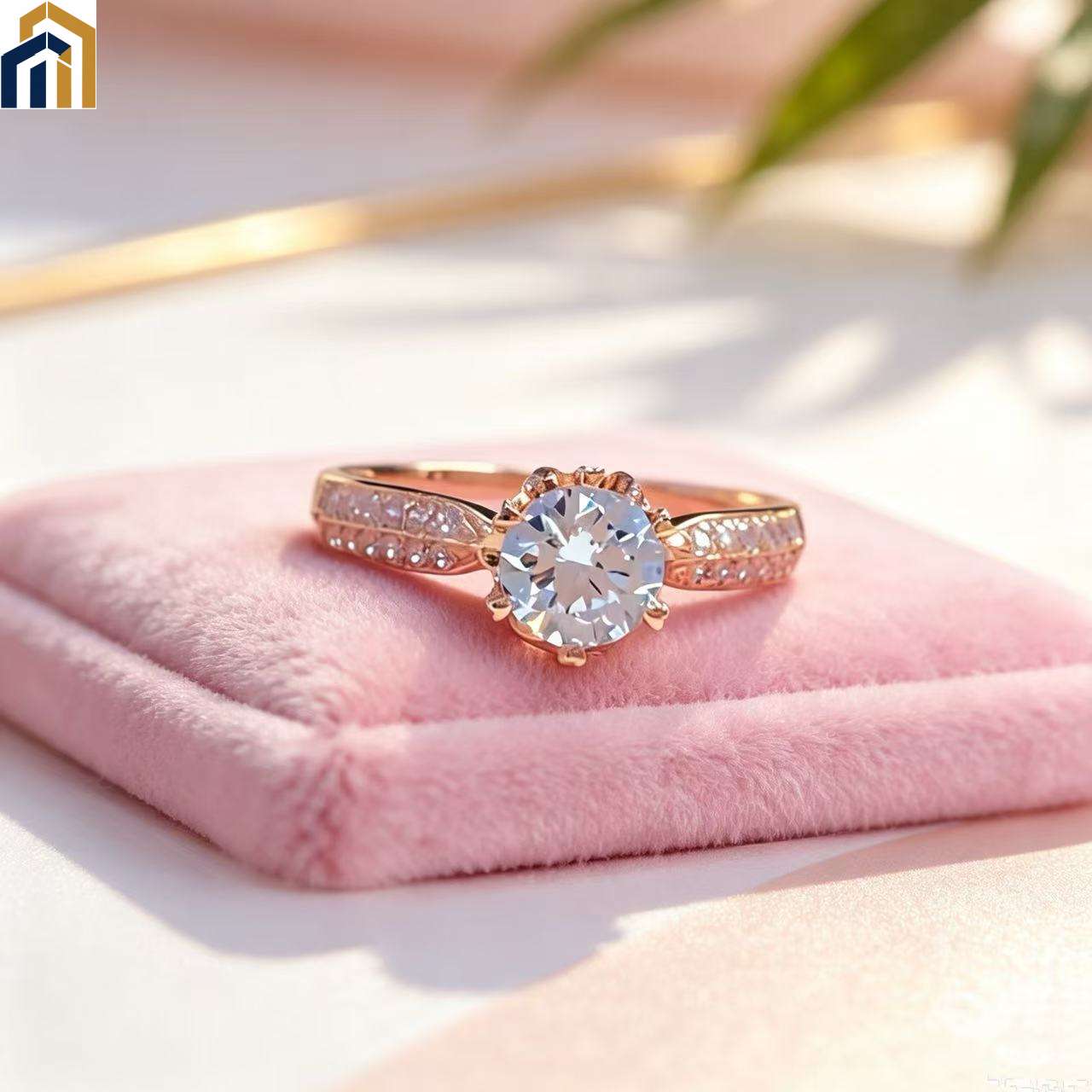 【Special Offer Product】Rose Gold Six-Prong Diamond Ring