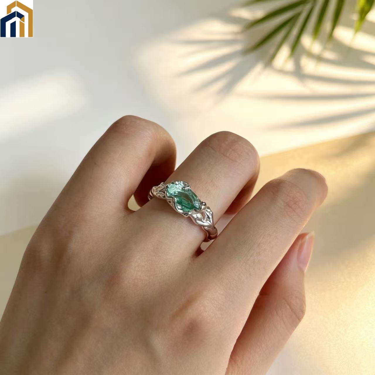 【Special Offer Product】Vintage Mint Green Irregular Ring