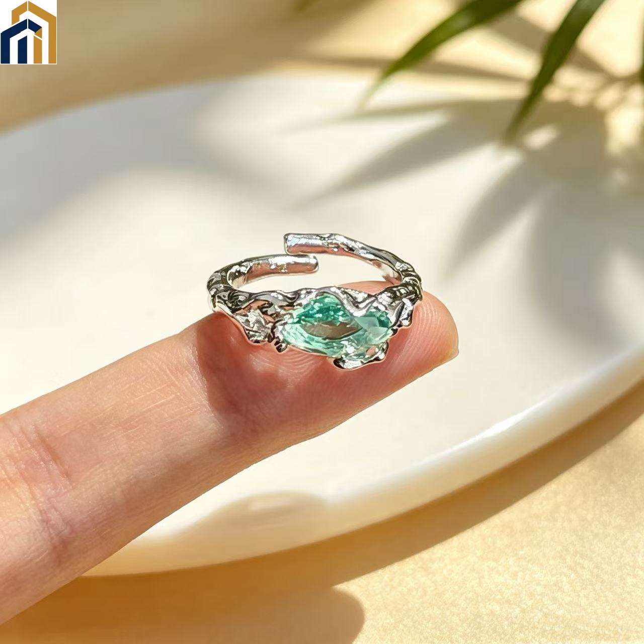 【Special Offer Product】Vintage Mint Green Irregular Ring