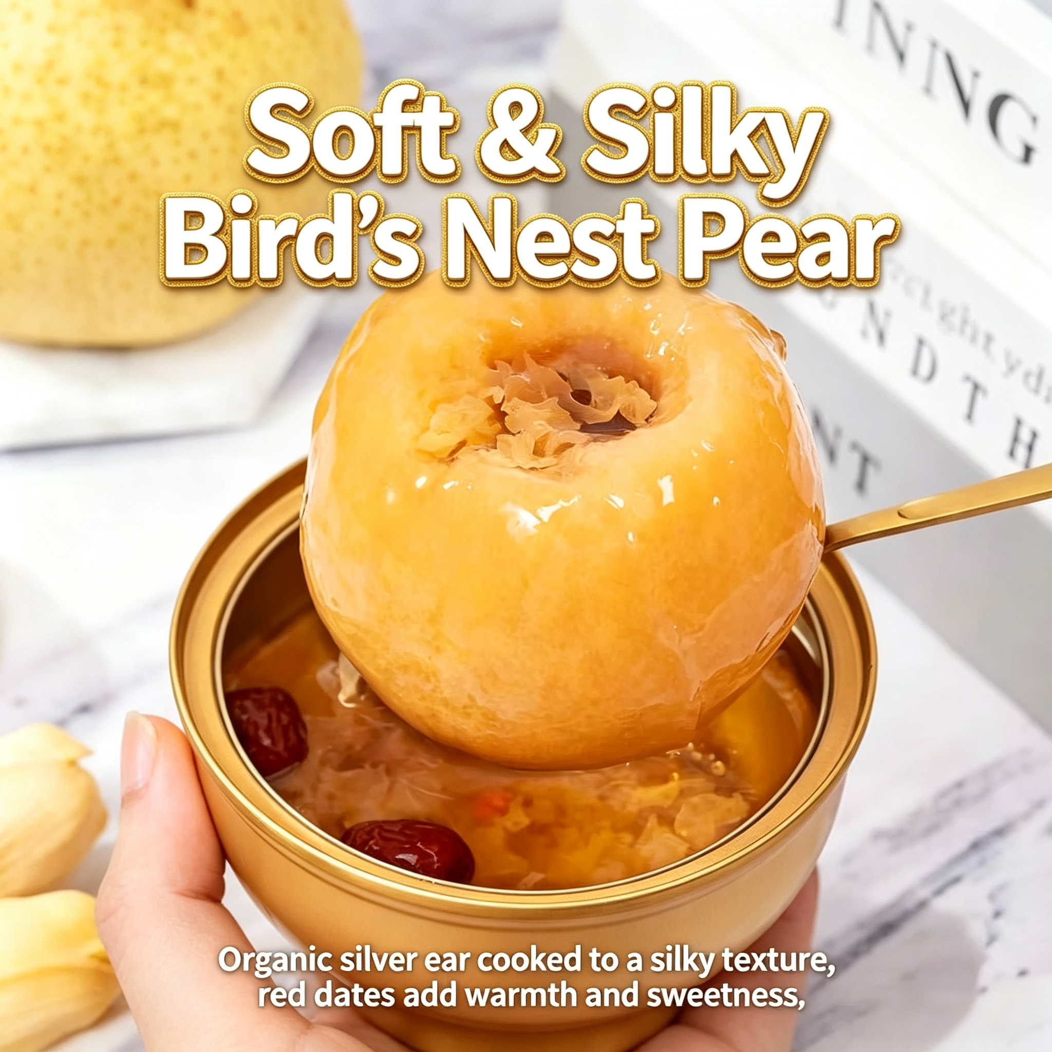 Bird's Nest Stewed Pear