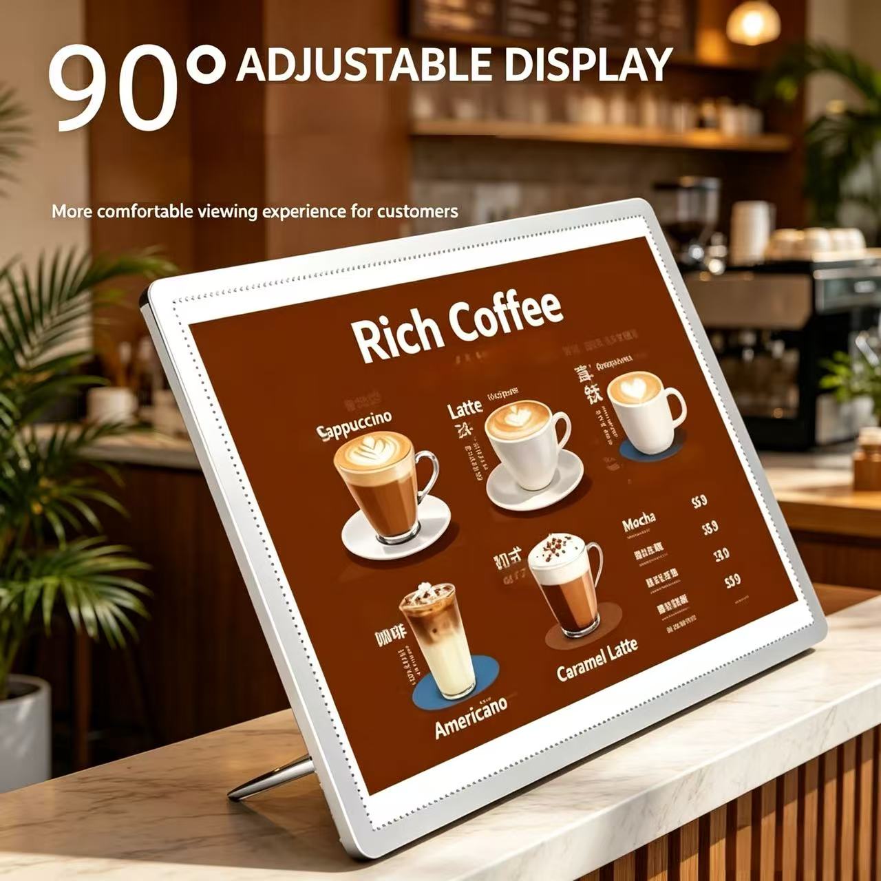 LED Desktop Menu Light Box