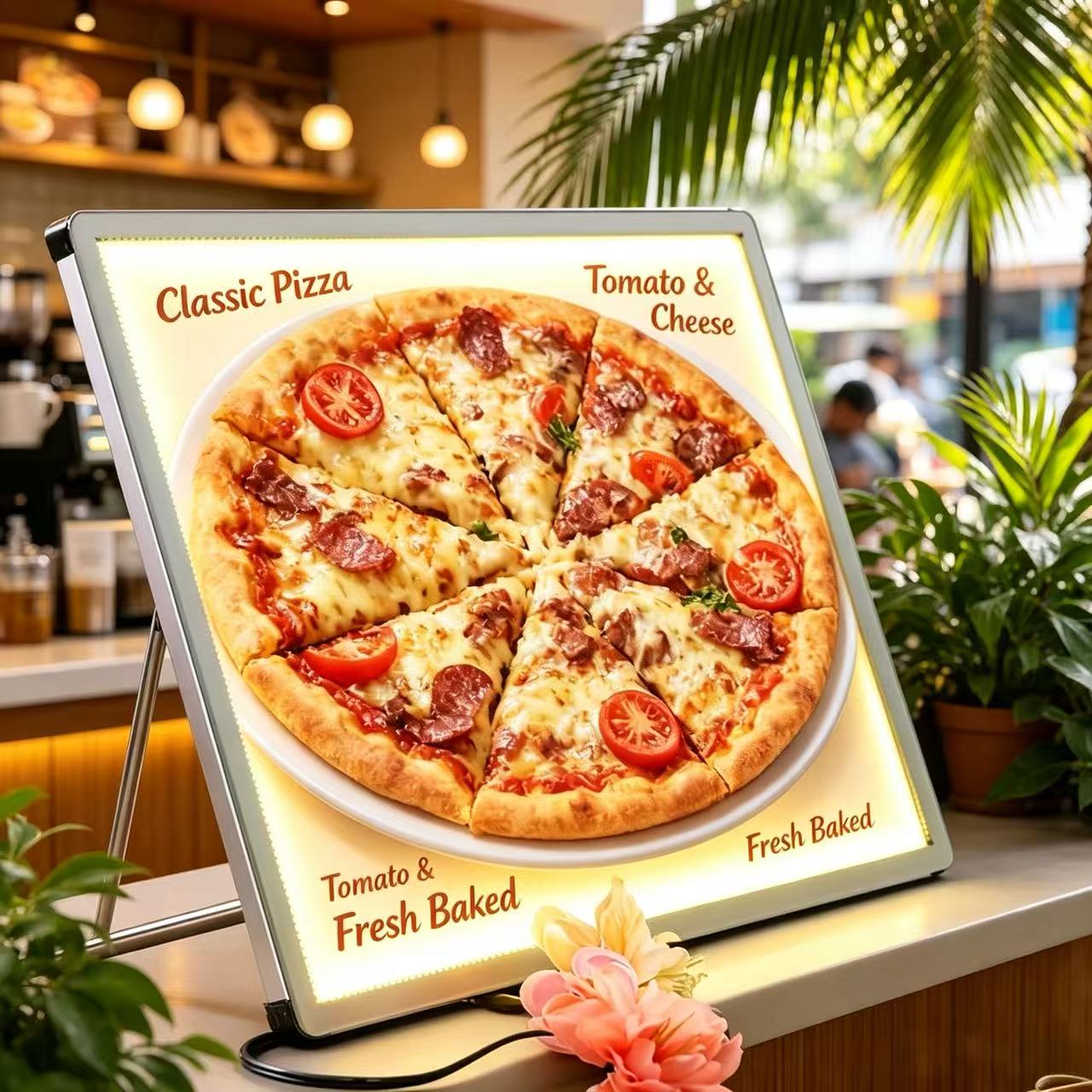LED Desktop Menu Light Box