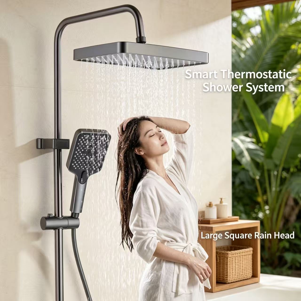 Piano Key 4-Function Shower Set