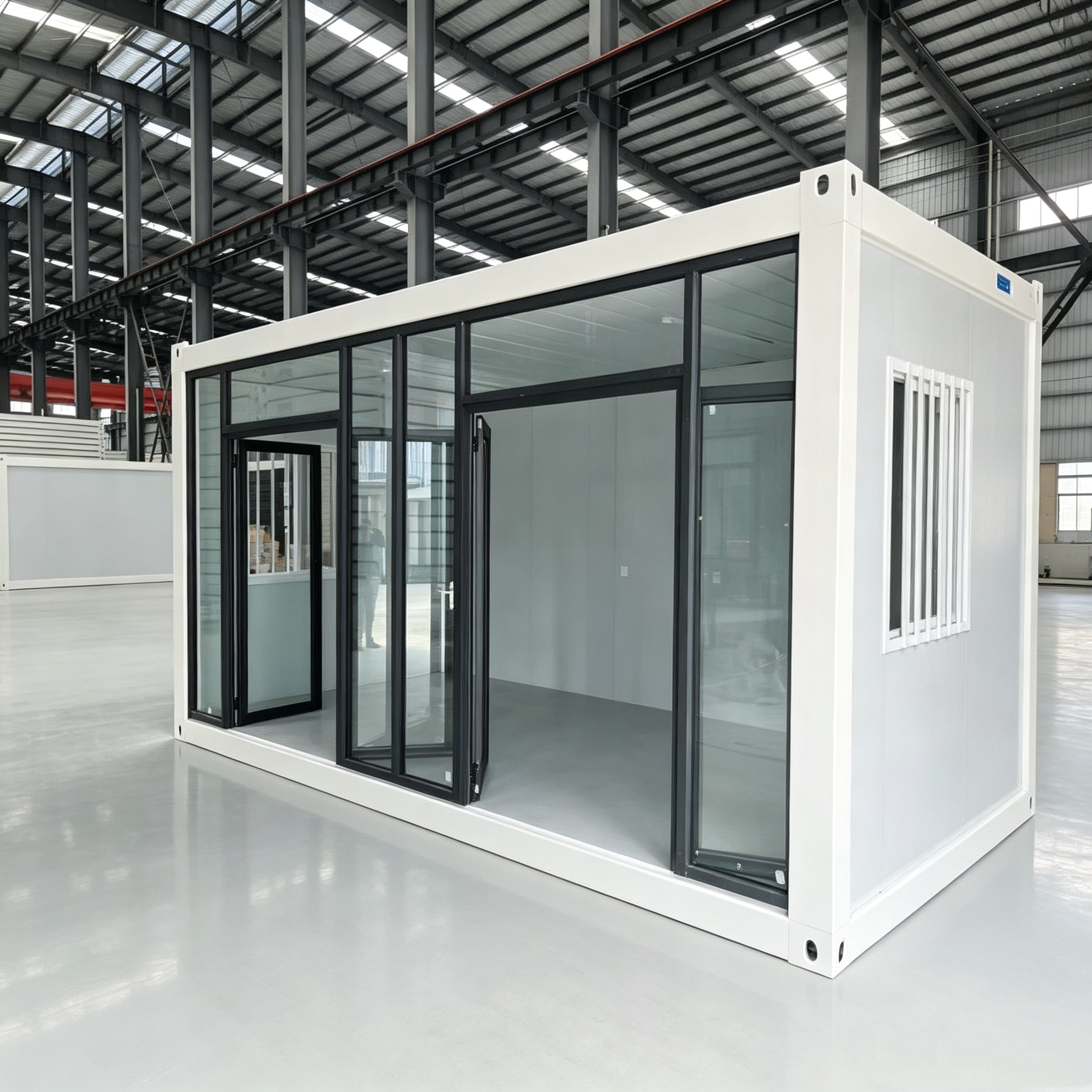 Flat‑pack container house