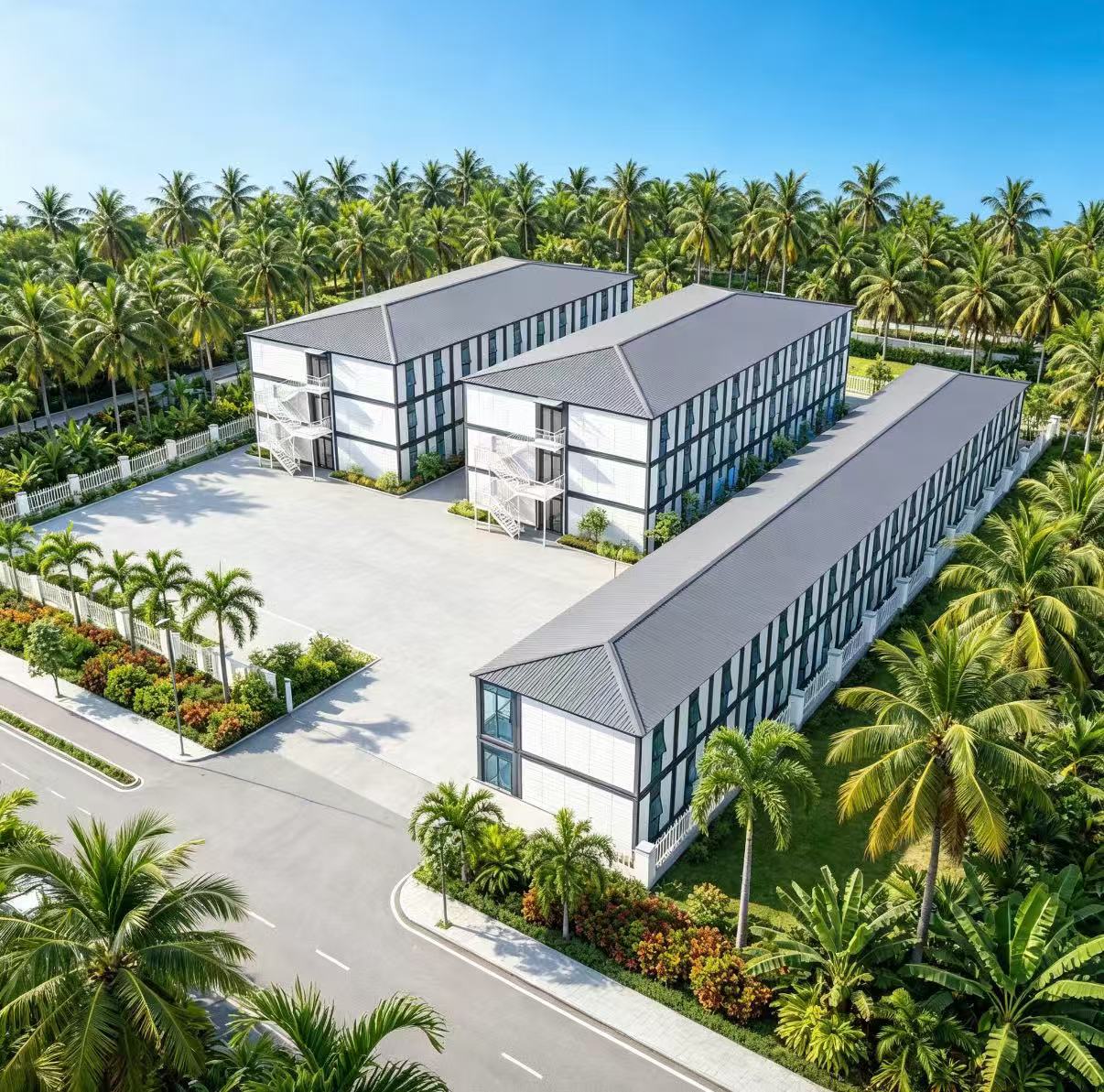 Flat‑pack container house