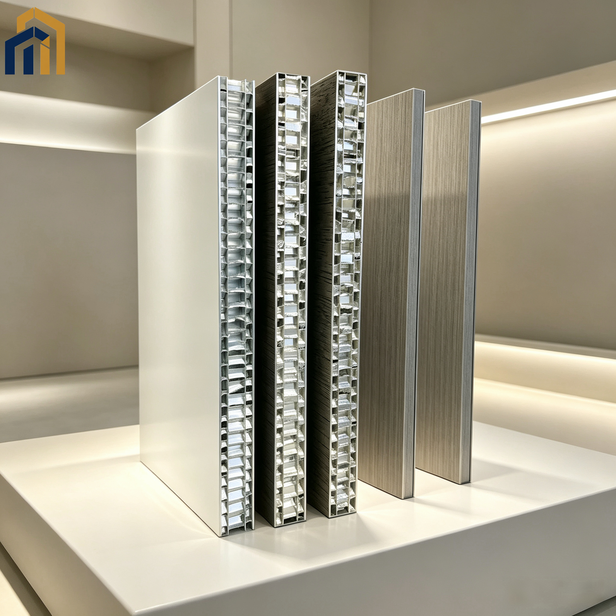 Aluminum honeycomb panel bathroom vanity