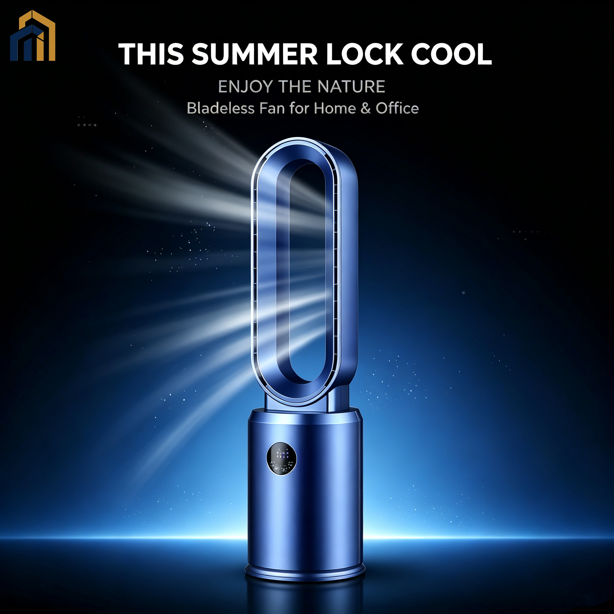Remote Control Bladeless Tower Fan