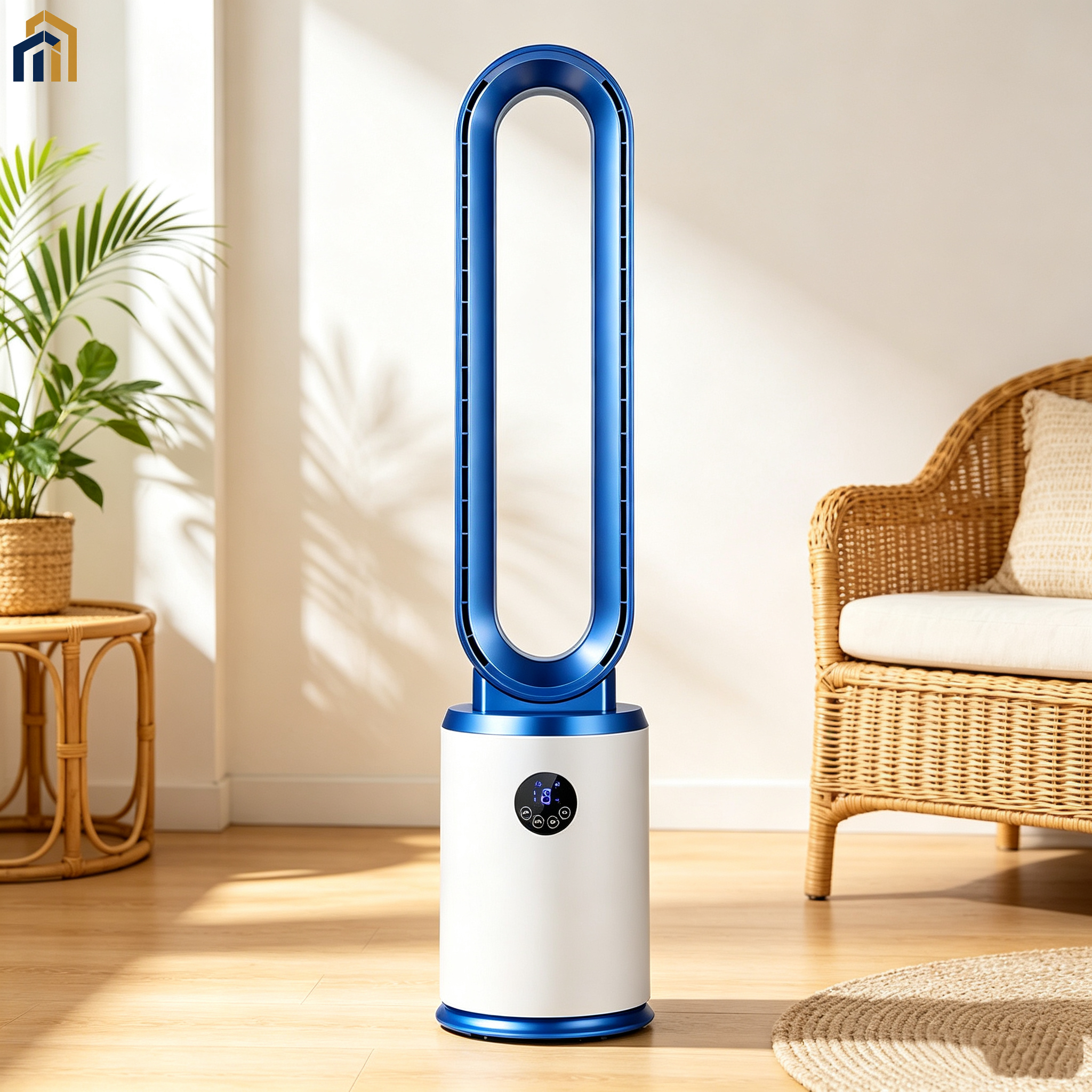 Remote Control Bladeless Tower Fan