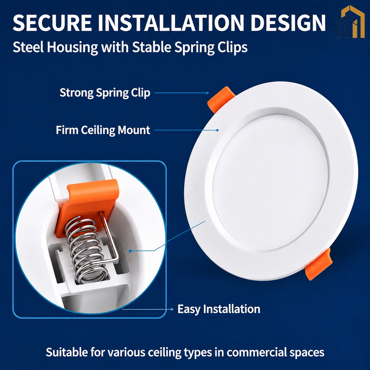 3CCT Recessed LED Downlight 5‑18W High CRI Ceiling Lamp