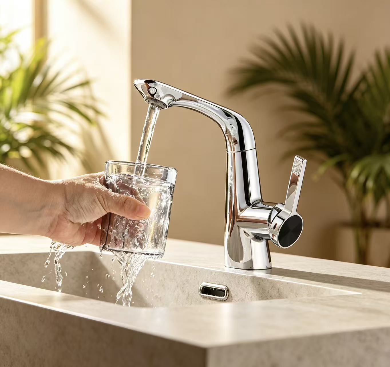 Rotating Basin Faucet