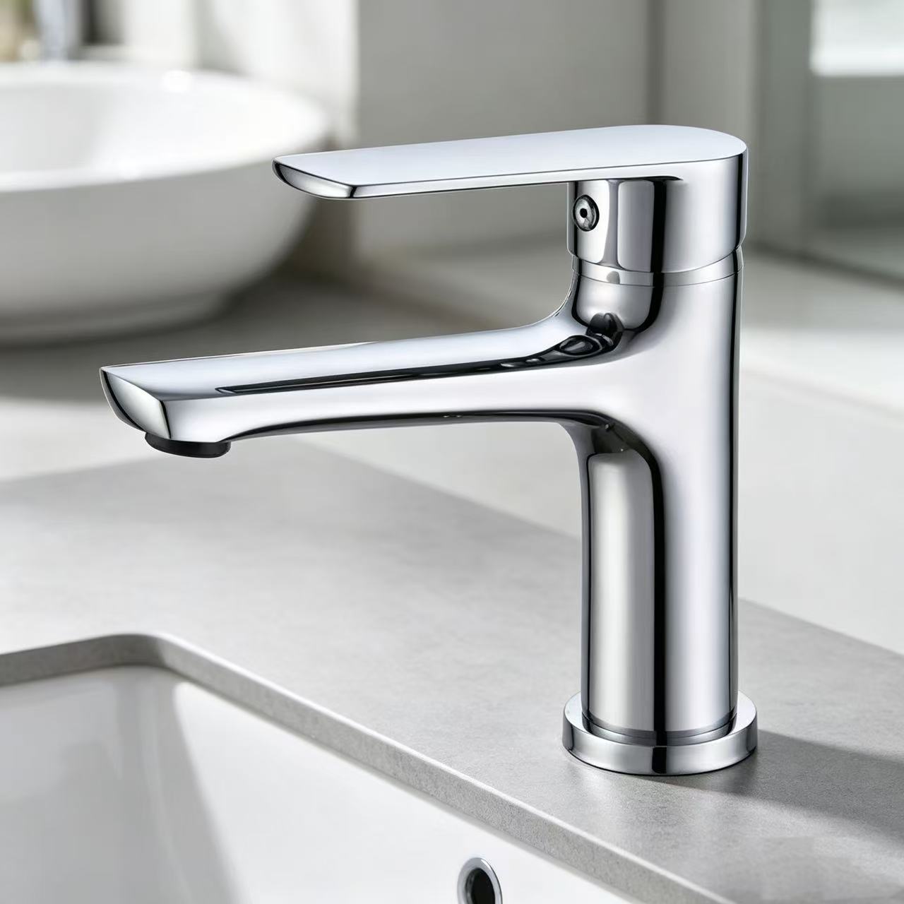 Modern Minimalist Hot & Cold Basin Faucet