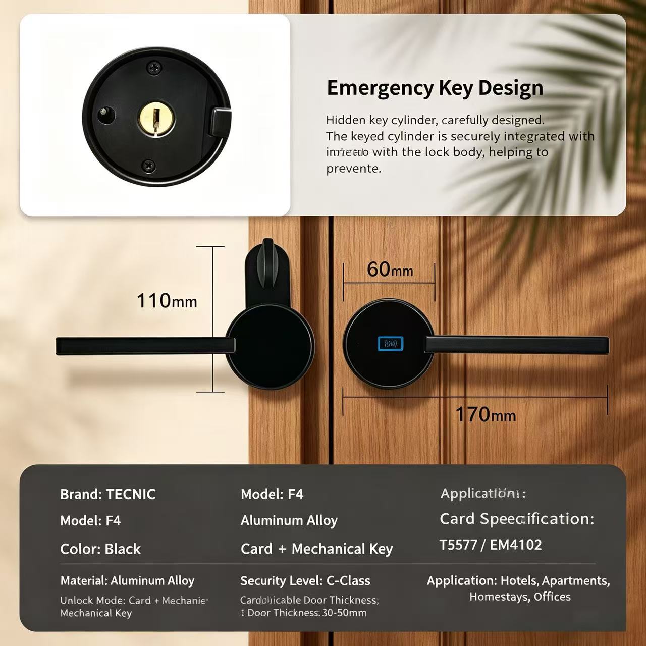 Apartment RFID Lever Lock