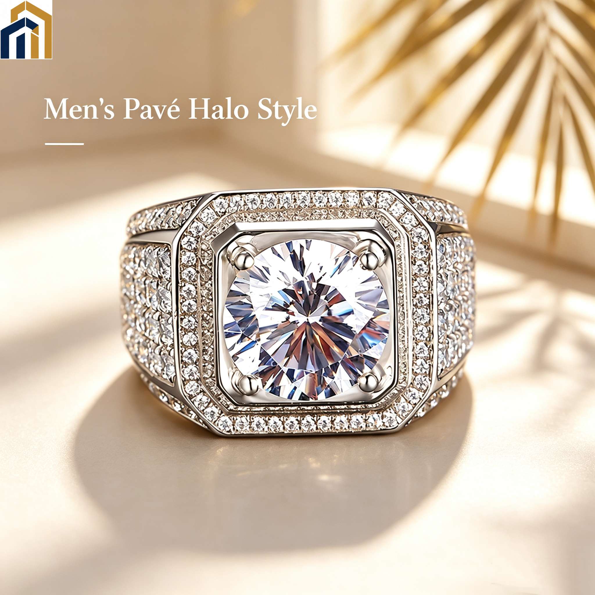 Lab‑Grown Diamond Minimal Luxury Men's Ring