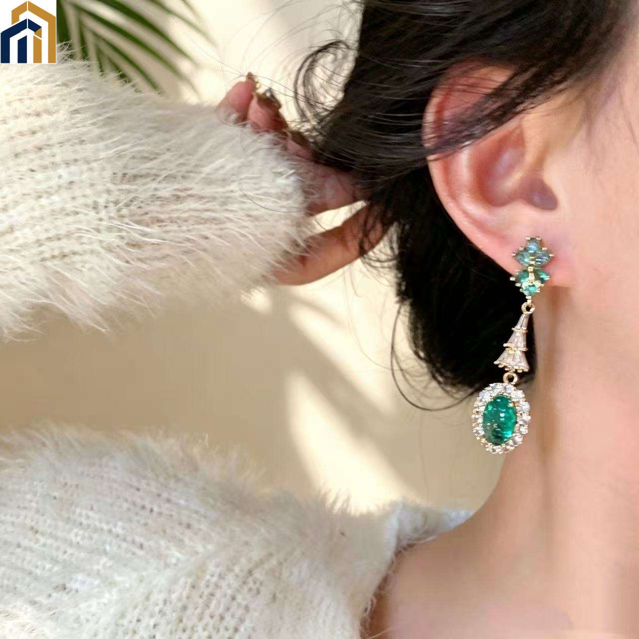 【Special Offer Product】Green Tassel Drop Earrings