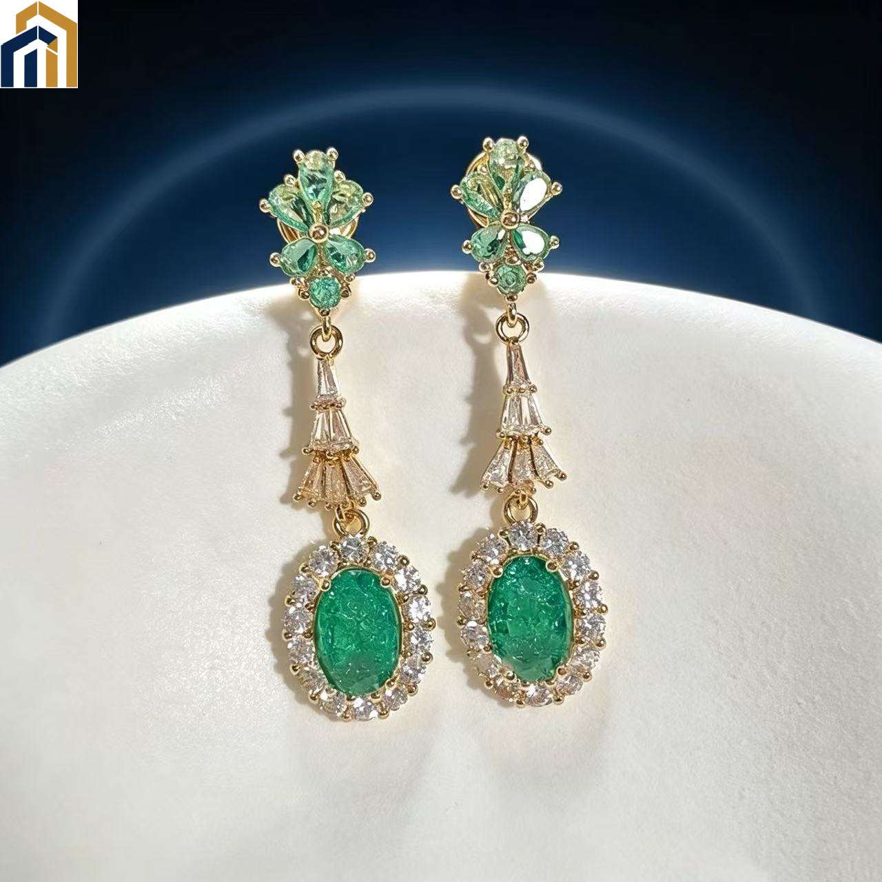 【Special Offer Product】Green Tassel Drop Earrings