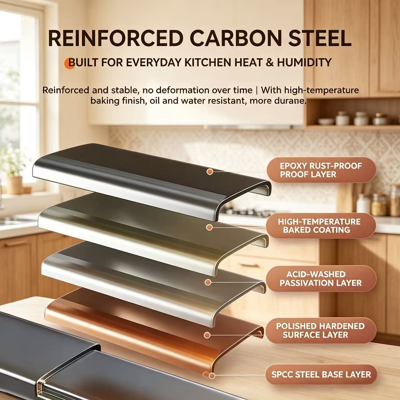 Carbon Steel  Storage Cabinet, Flip-up Door Pantry Cabinet