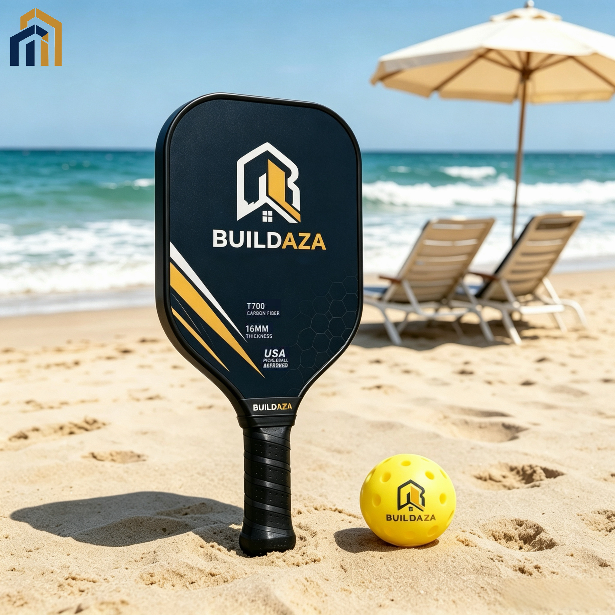 BUILDAZA T700 Carbon Fiber Pickleball Paddle  USAPA Approved Pickleball Racket