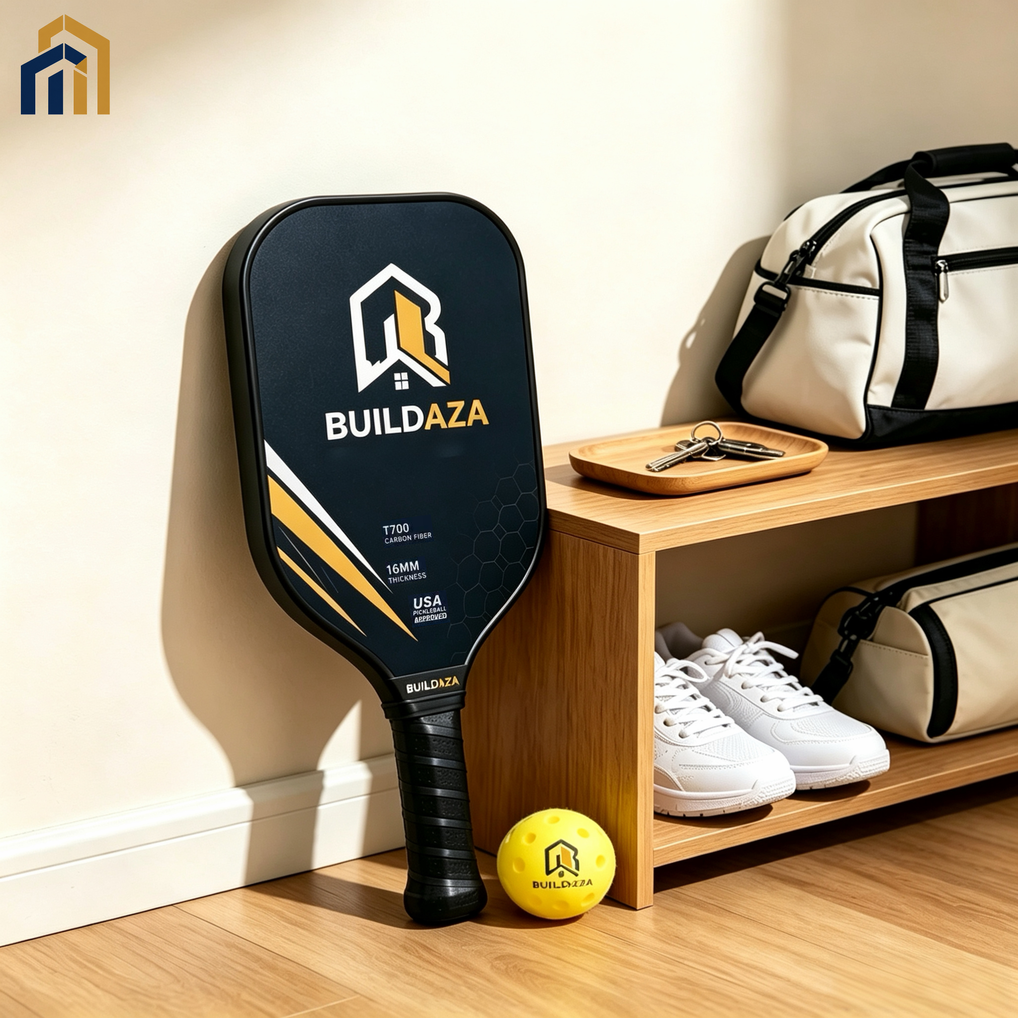 BUILDAZA T700 Carbon Fiber Pickleball Paddle  USAPA Approved Pickleball Racket