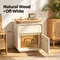 Natural Wood+Off-White