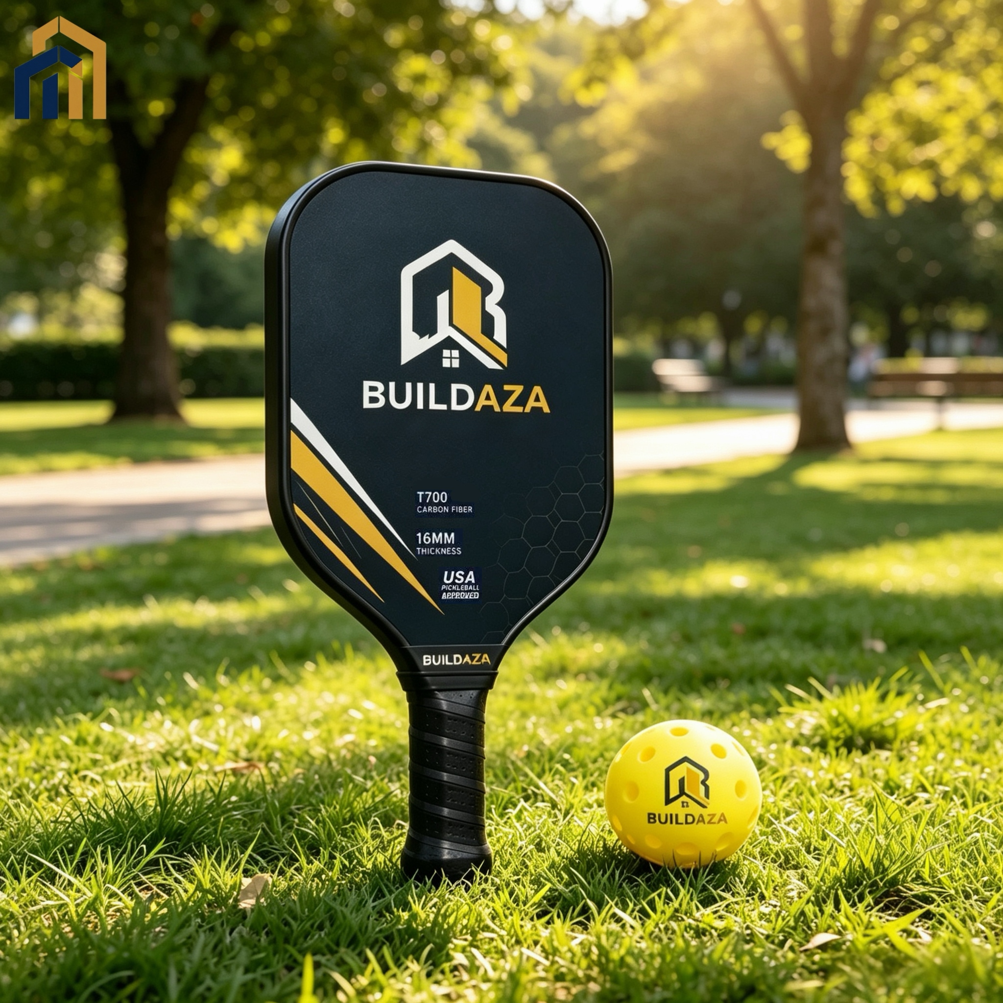 BUILDAZA T700 Carbon Fiber Pickleball Paddle  USAPA Approved Pickleball Racket