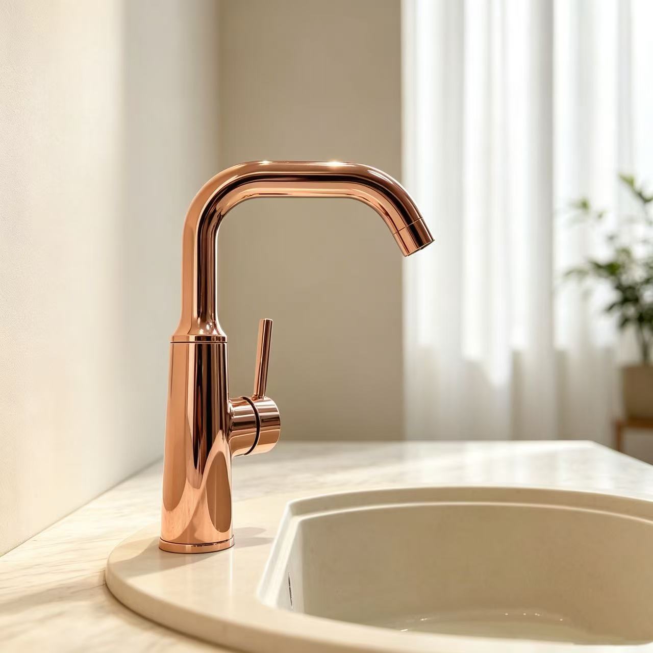 Rose Gold Lead-Free Faucet