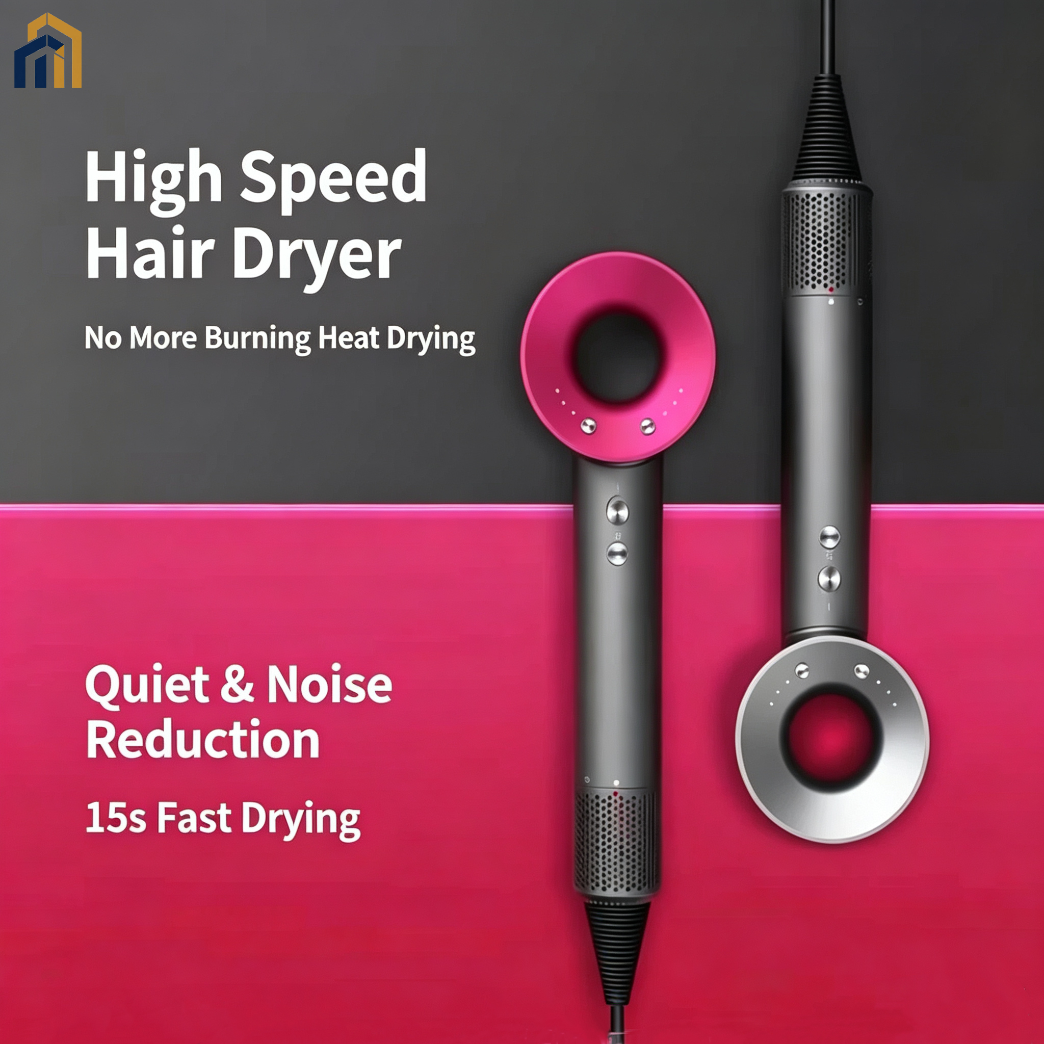 Professional High‑Speed Ionic Hair Dryer