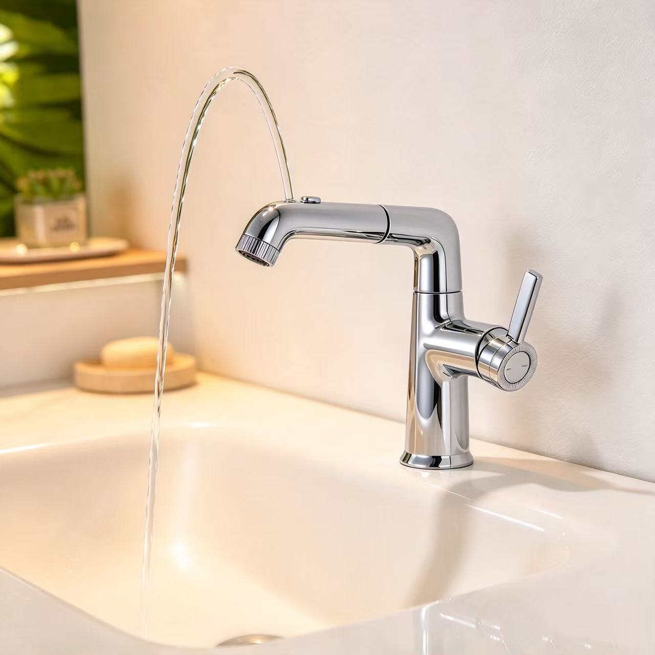 Lift Pull-out Basin Faucet